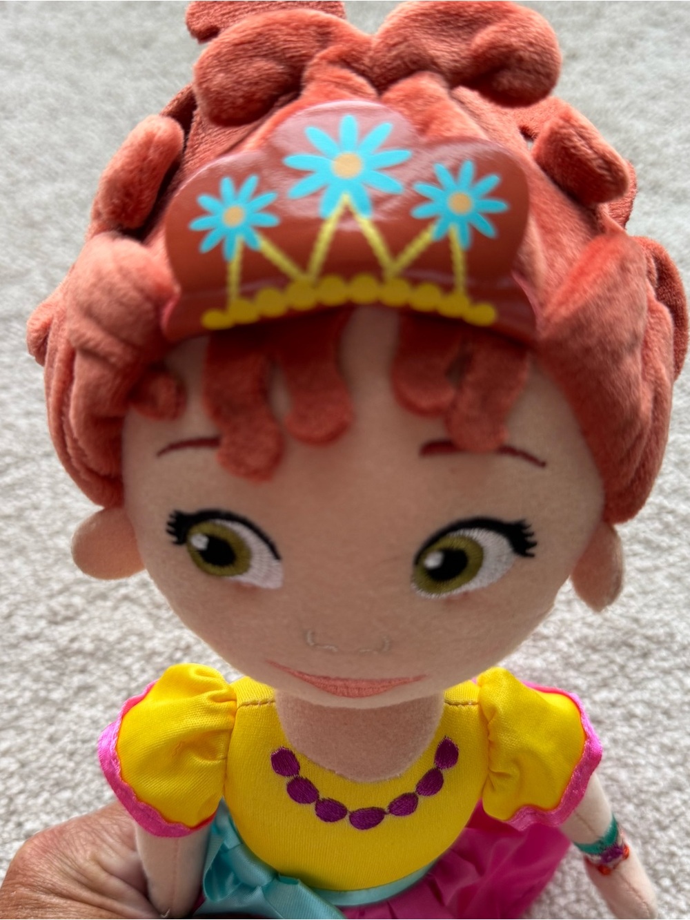 Disney Store Fancy Nancy Plush Doll 14" Disney Junior Stuffed Toy Embroidered - Picture 2 of 12
